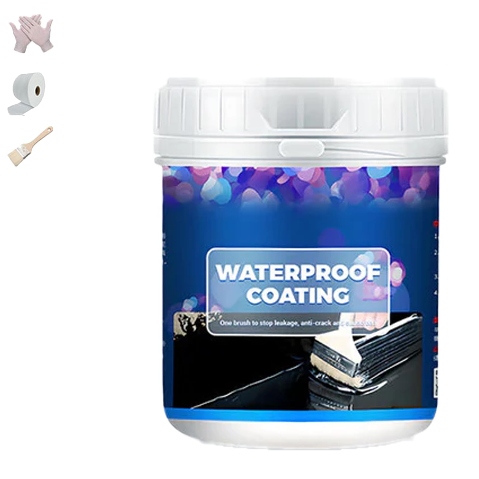 水球　ポロパン　2素材（Pu coating × Clear coating） Waterproof Multi-Purpose Polyurethane Coating, 2.20 LB